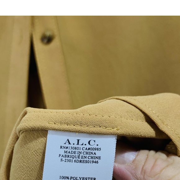 A.L.C. Florence Pleated Midi Dress - Picture 8 of 10